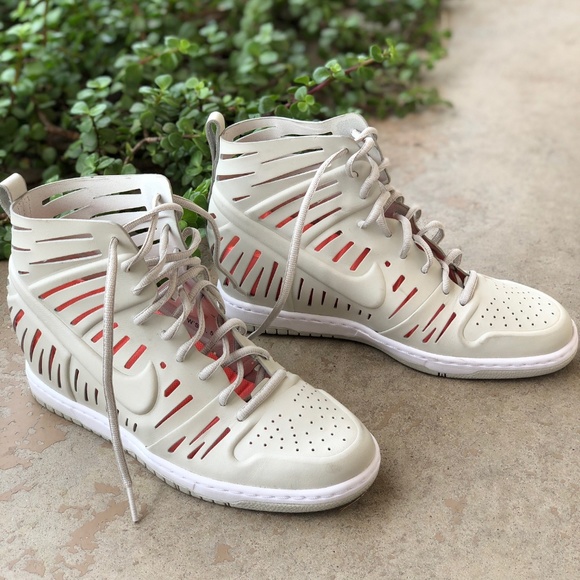 nike platform wedge sneakers